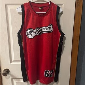 Vintage Bacardi Stitched Bat Basketball Jersey